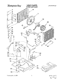 UNIT, LITERATURE Diagram and Parts List for BHAC1400BS0  Whirlpool Air Conditioner