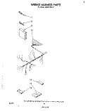 WIRING HARNESS Diagram and Parts List for DU3016XL0  Whirlpool Dishwasher