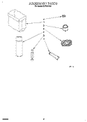 ACCESSORY Diagram and Parts List for KUCS181D0  KitchenAid Trash Compactor