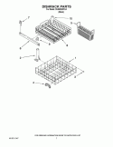 DISHRACK PARTS Diagram and Parts List for DU850SWPU4  Whirlpool Dishwasher