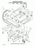 MANIFOLD PARTS Diagram and Parts List for GFG461LVS3  Whirlpool Range
