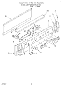 CONTROL PANEL, LIT/OPTIONAL Diagram and Parts List for RF4700XEN3  Whirlpool Range
