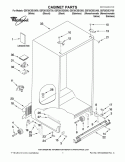 Part Location Diagram of W10500002 Whirlpool HINGE-DOOR