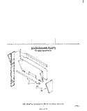BACKGUARD Diagram and Parts List for SE953PSKT0  Whirlpool Range