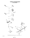 WIRING HARNESS Diagram and Parts List for DU9000XR7  Whirlpool Dishwasher