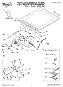 Part Location Diagram of W10238916 Whirlpool HARNS-WIRE