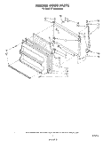 FREEZER DOOR Diagram and Parts List for ET18XMXSW03  Whirlpool Refrigerator