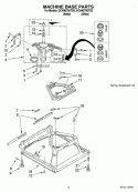 MACHINE BASE PARTS Diagram and Parts List for GCAM2792TQ2  Whirlpool Washer
