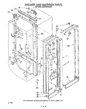 BREAKER AND PARTITION Diagram and Parts List for KSRT22DTWH00  KitchenAid Refrigerator