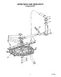 UPPER WASH AND RINSE Diagram and Parts List for KUDS220T1  KitchenAid Dishwasher