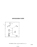 MISCELLANEOUS Diagram and Parts List for GLA5580XSW0  Whirlpool Washer