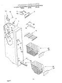 FREEZER LINER Diagram and Parts List for KSRS22FGBT04  KitchenAid Refrigerator