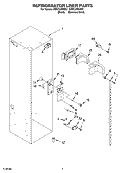 REFRIGERATOR LINER Diagram and Parts List for KSSC42FKB01  KitchenAid Refrigerator