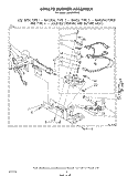 BURNER Diagram and Parts List for LG6606XPW0  Whirlpool Dryer
