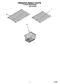 Part Location Diagram of 2222690 Whirlpool Wire, Shelf