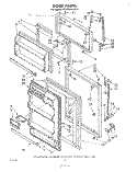 DOOR , LIT/OPTIONAL Diagram and Parts List for ET19TKXLWR1  Whirlpool Refrigerator