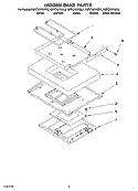 HIDDEN BAKE Diagram and Parts List for KERC507HBL3  KitchenAid Range