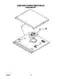 CONTROL COMPARTMENT Diagram and Parts List for KEMI371TBL1  KitchenAid Microwave Oven Combo