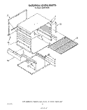 INTERNAL OVEN Diagram and Parts List for FGP310VL0  Whirlpool Range
