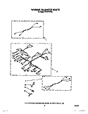 Part Location Diagram of 3185198 Whirlpool Harness Wire (Upper Oven)