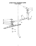 UPPER WASH AND RINSE Diagram and Parts List for KUDD230Y0  KitchenAid Dishwasher