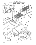 Part Location Diagram of 2162083 Whirlpool HEATER, DEFROST