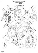 SECTION Diagram and Parts List for KEYE778BAL1  KitchenAid Dryer