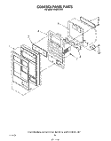 CONTROL PANEL Diagram and Parts List for KHMS105S0  KitchenAid Microwave