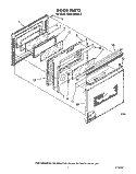 Part Location Diagram of 3181320 Whirlpool Handle, Oven Door (Almond)
