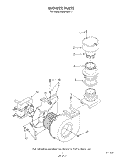 BLOWER Diagram and Parts List for 4KUDP220T1  KitchenAid Dishwasher
