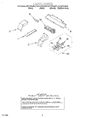 LATCH Diagram and Parts List for KEHC379JSS0  KitchenAid Microwave Oven Combo