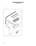 INSTALLATION Diagram and Parts List for ACS102XJ0  Whirlpool Air Conditioner