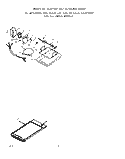 ROTISSERIE , GRIDDLE Diagram and Parts List for 2382W2A  Roper Range