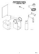 ACCESSORY Diagram and Parts List for GC900QPKB0  Whirlpool Trash Compactor