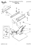 SECTION Diagram and Parts List for LER3624EQ1  Whirlpool Dryer