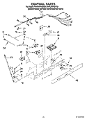 Part Location Diagram of W10165408 Whirlpool COVER-FRNT