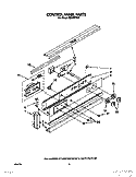 CONTROL PANEL, LIT/OPTIONAL Diagram and Parts List for RB120PXV3  Whirlpool Wall Oven