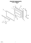 FREEZER DOOR PARTS, OPTIONAL PARTS Diagram and Parts List for 3XARG477GF07  Whirlpool Refrigerator