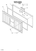 SECTION Diagram and Parts List for EH150FXKQ00  Whirlpool Freezer