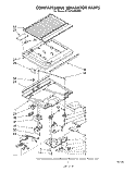COMPARTMENT SEPARATOR Diagram and Parts List for ET16TKXMWR0  Whirlpool Refrigerator