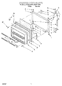 FREEZER DOOR Diagram and Parts List for ET20F134KN1  Whirlpool Refrigerator