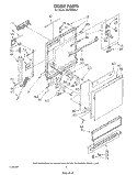 Part Location Diagram of 3367207 Whirlpool TRIM, DOOR L.H.
