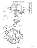 MACHINE BASE Diagram and Parts List for LA6300XSW0  Whirlpool Washer