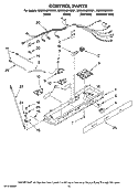 CONTROL PARTS Diagram and Parts List for MSD2658KGB01  Whirlpool Refrigerator