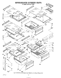 Part Location Diagram of 938572 Whirlpool Light Lens, Lower