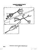 WIRING HARNESS Diagram and Parts List for RF3305XXN0  Whirlpool Range