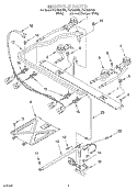 MANIFOLD Diagram and Parts List for FGP335HW0  Roper Range