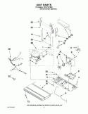 UNIT PARTS Diagram and Parts List for KFIL27CXMS0  KitchenAid Refrigerator