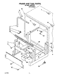 FRAME AND TANK Diagram and Parts List for KUDD230Y2  KitchenAid Dishwasher