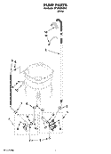 PUMP PARTS, OPTIONAL PARTS (NOT INCLUDED) Diagram and Parts List for WTW6200SW3  Whirlpool Washer